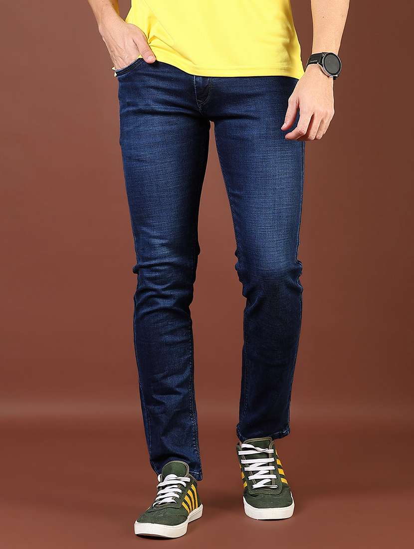 men washed mid rise full length jean - 21872369 -  Standard Image - 1