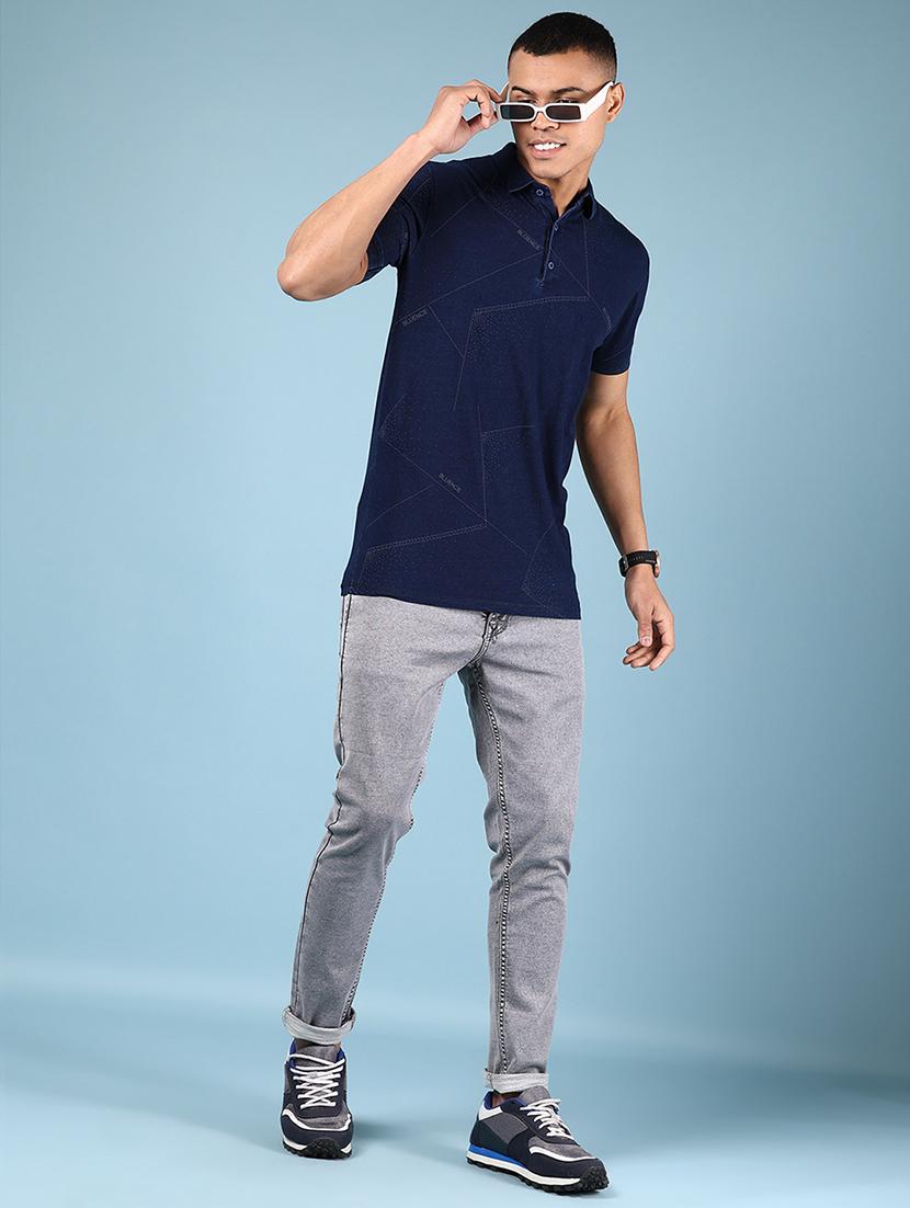 men printed short sleeve regular fit polo t-shirt - 21872686 - Standard Image - 4
