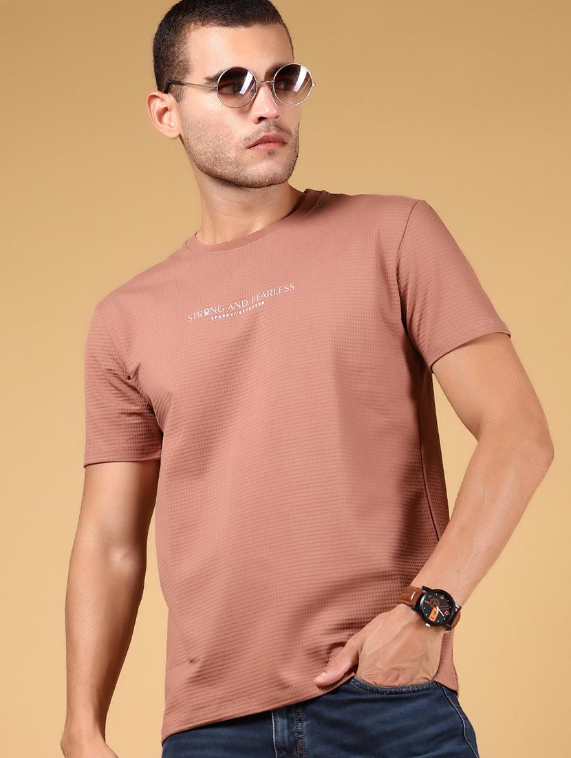 men chest print short sleeve regular fit t-shirt - 21872771 - Zoom Image - 0