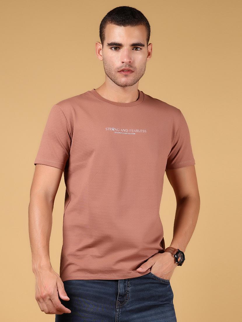 men chest print short sleeve regular fit t-shirt - 21872771 - Standard Image - 1