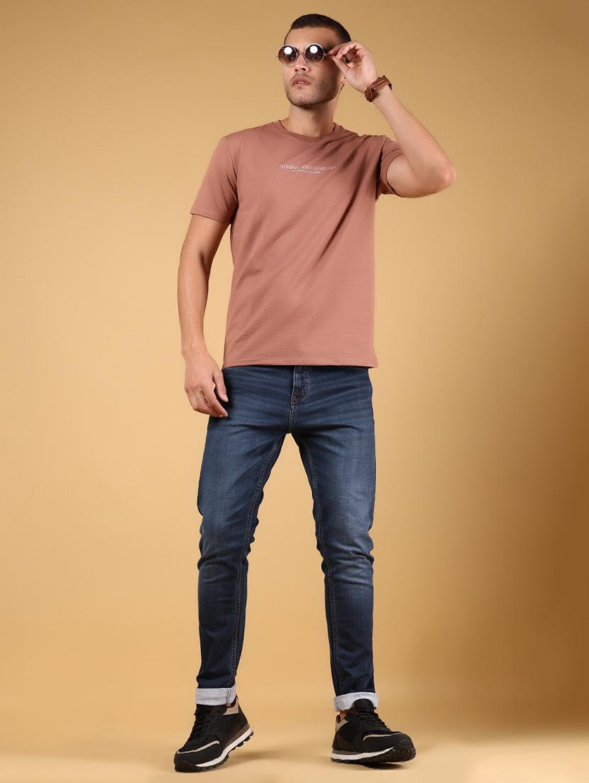 men chest print short sleeve regular fit t-shirt - 21872771 - Standard Image - 4