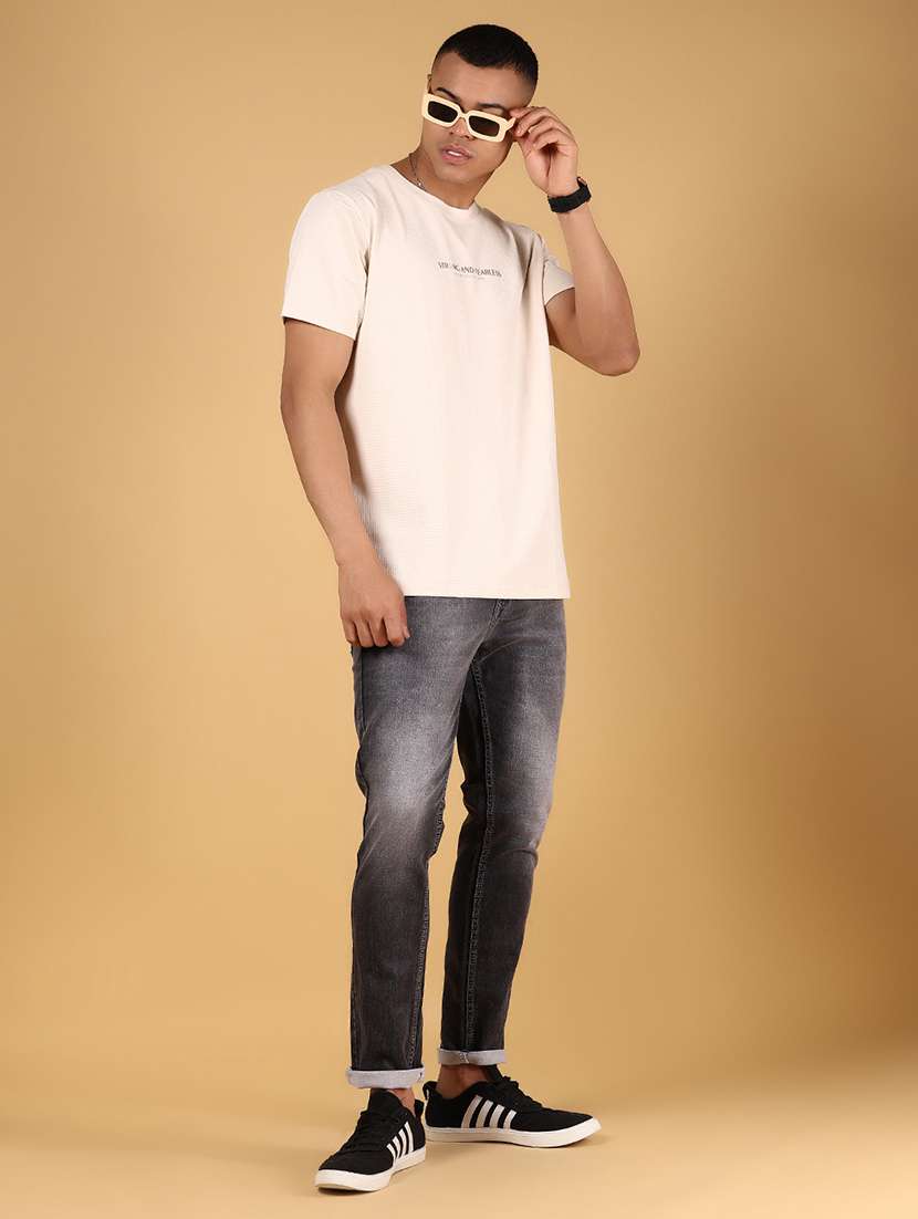 men chest print short sleeve regular fit t-shirt - 21872804 -  Standard Image - 4