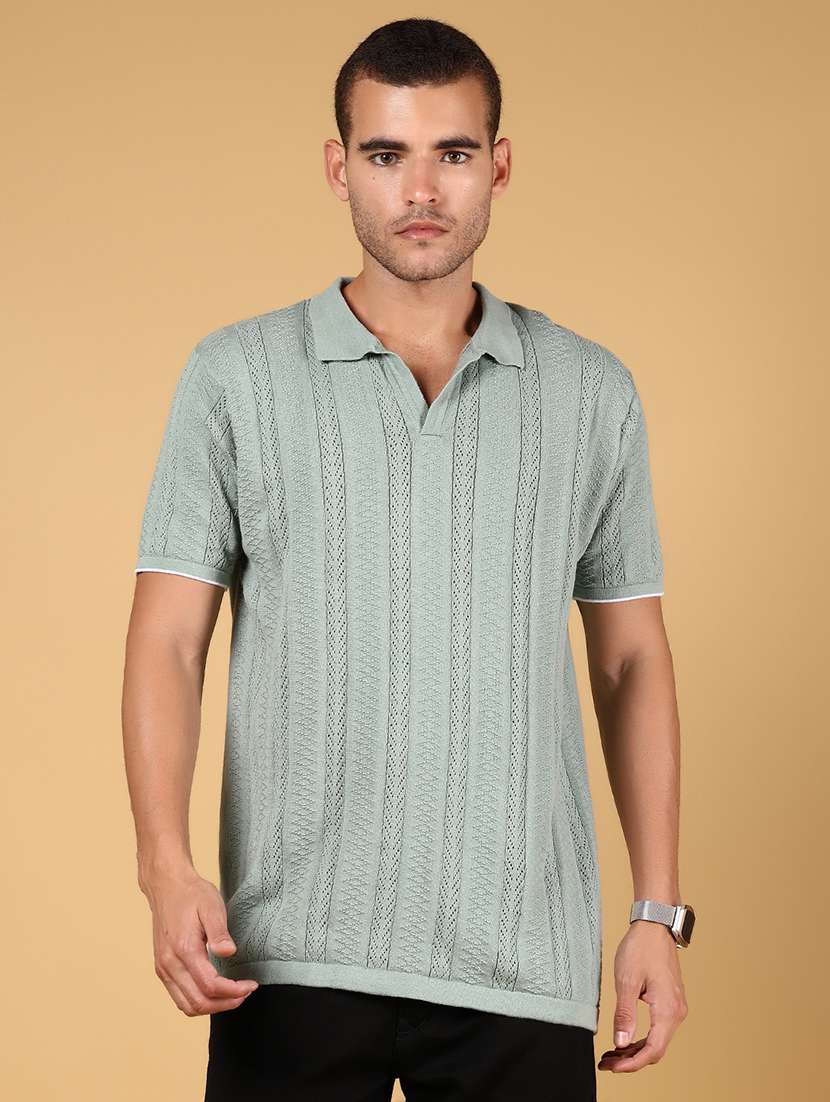 men solid short sleeve regular fit polo t-shirt - 21873031 -  Standard Image - 1