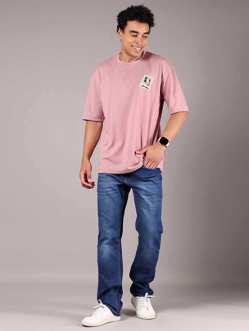 men placement print short sleeve oversized t-shirt - 21873050 - Standard Image - 4