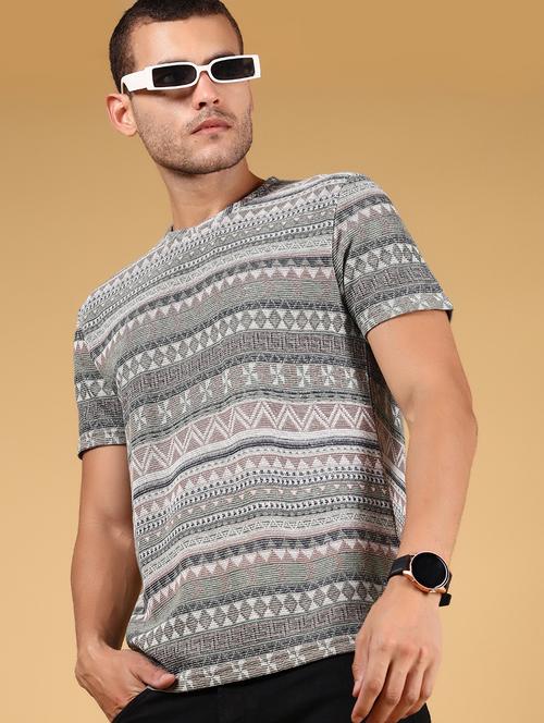 men self design short sleeve regular fit t-shirt - 21873068 - Standard Image - 0