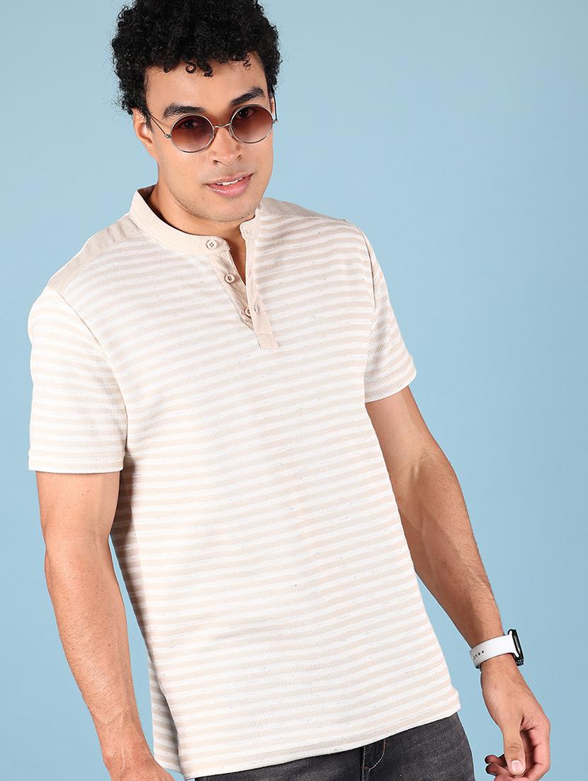 men striped long sleeve regular fit t-shirt - 21873077 -  Zoom Image - 0