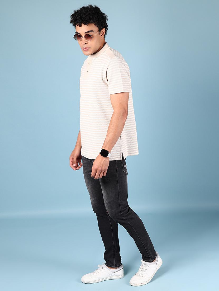 men striped long sleeve regular fit t-shirt - 21873077 - Standard Image - 4