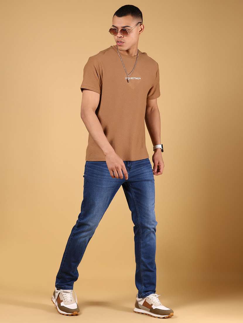 men printed short sleeve regular fit t-shirt - 21873088 -  Standard Image - 4