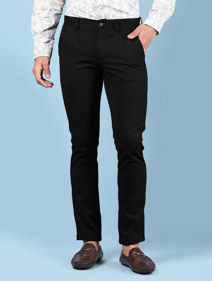 men solid md rise casual chinos  - 21873539 -  Zoom Image - 0