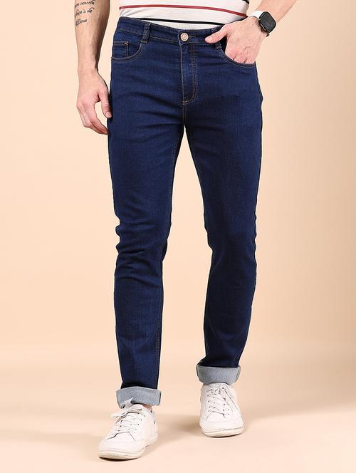 men solid mid rise skinny fit jean - 21873542 - Standard Image - 0