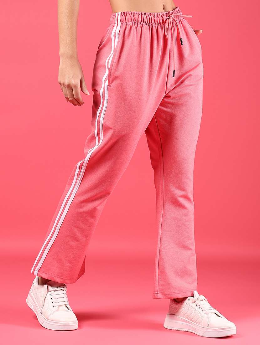 women tapered mid rise bootcut track pant - 21873619 -  Standard Image - 1