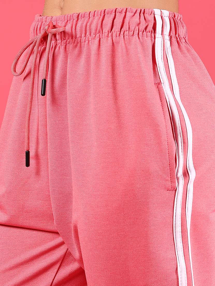 women tapered mid rise bootcut track pant - 21873619 -  Standard Image - 4