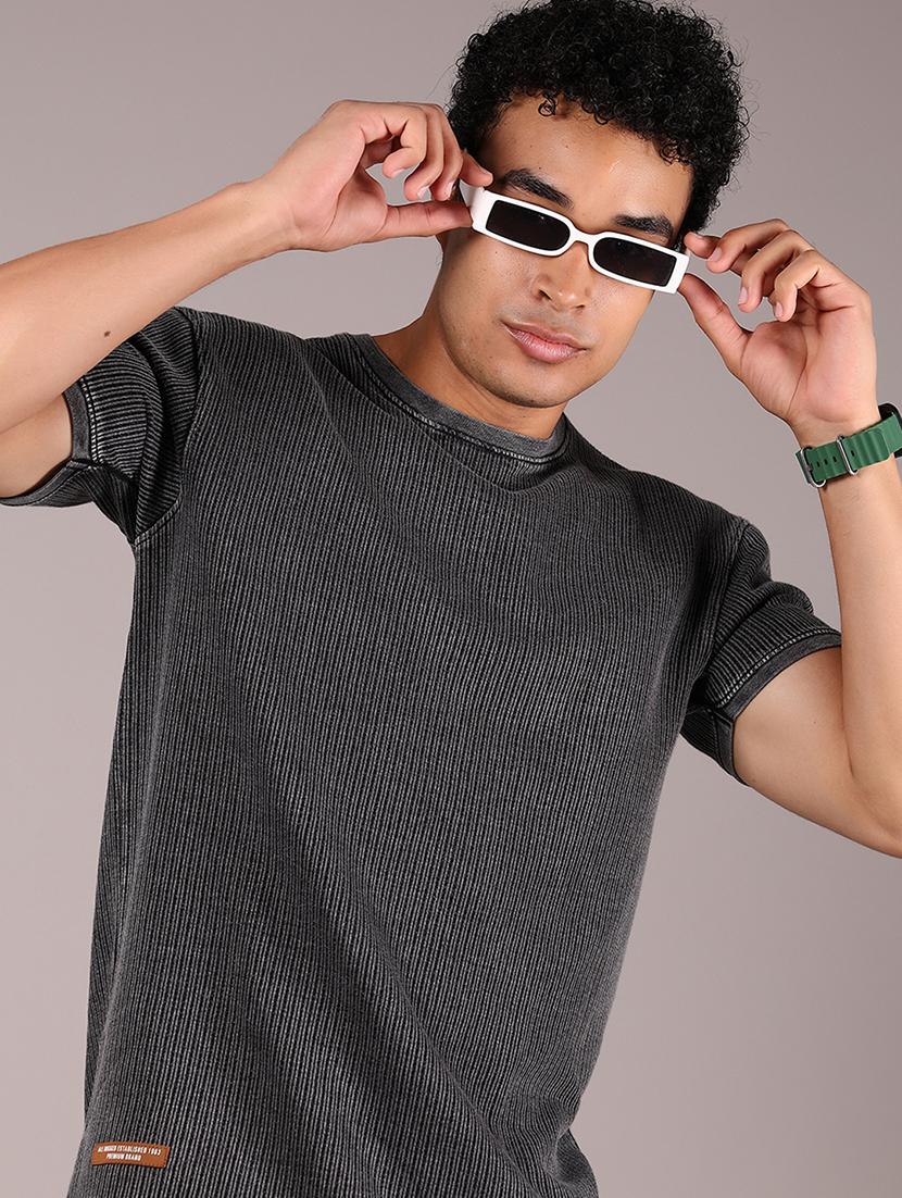 men self design short sleeve regular fit t-shirt - 21873629 - Zoom Image - 0