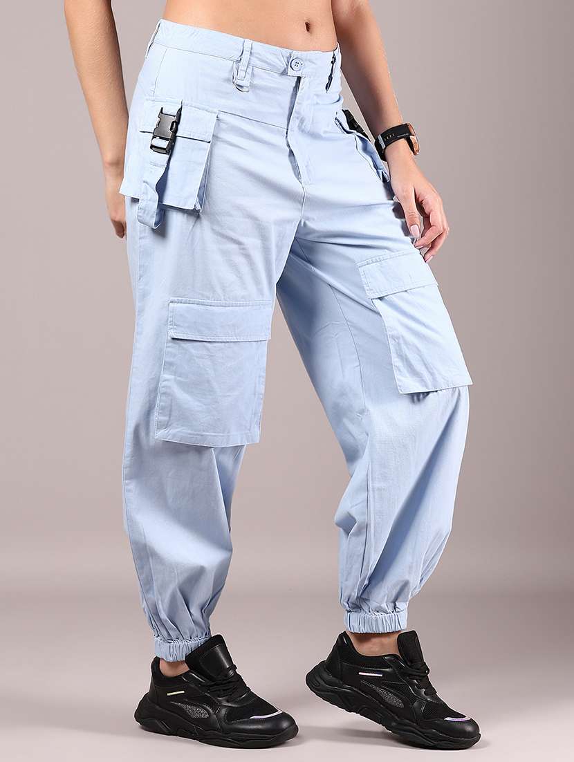 women solid mid irse jogger cargo - 21873650 -  Standard Image - 1