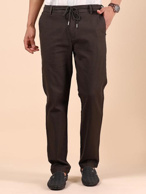men solid mid rise straight fit chinos  - 21873671 -  Standard Image - 0