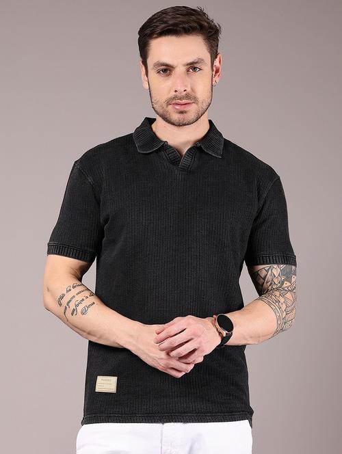 men self design short sleeve regular fit polo t-shirt - 21873696 - Standard Image - 0