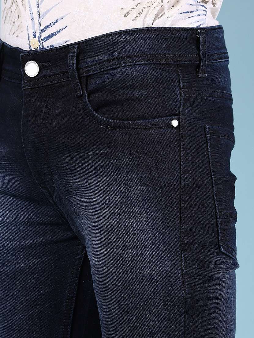 men washed mid rise full length jeans - 21873772 -  Standard Image - 4