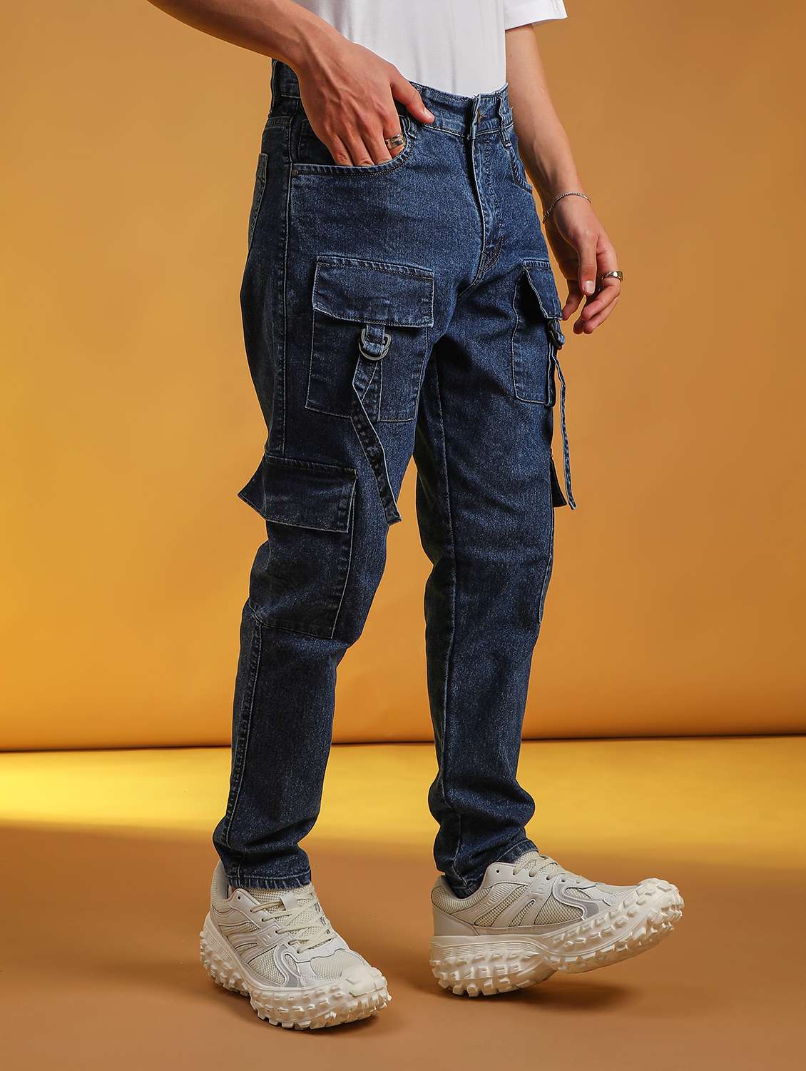 dark blue denim jeans - 21873777 - Standard Image - 4