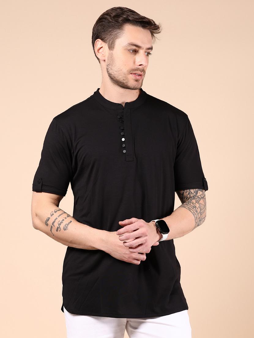 men solid short sleeve regular fit t-shirt - 21873892 - Standard Image - 1