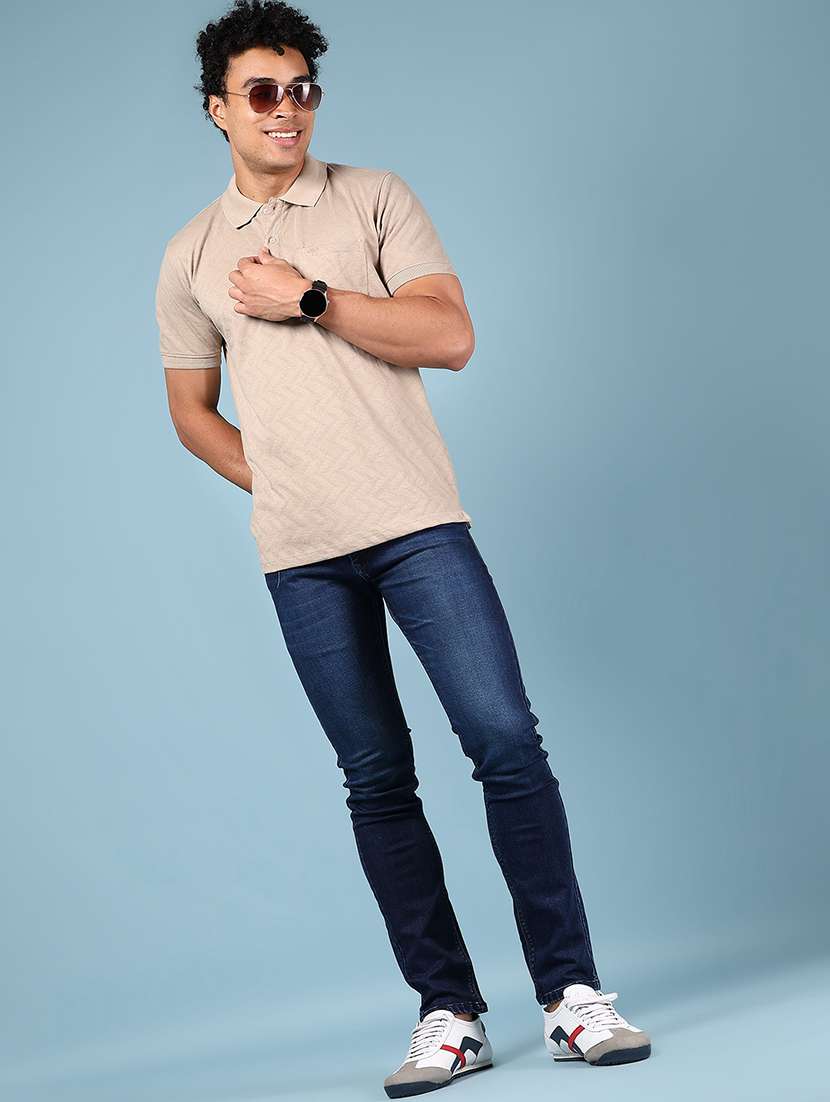 men printed short sleeve regular fit polo t-shirt - 21873913 -  Standard Image - 4