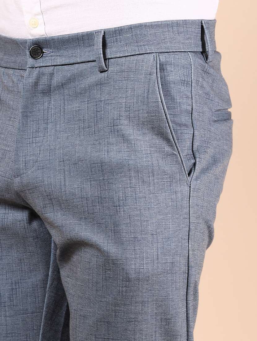 men solid mid rise straight fit chinos - 21874000 - Standard Image - 4