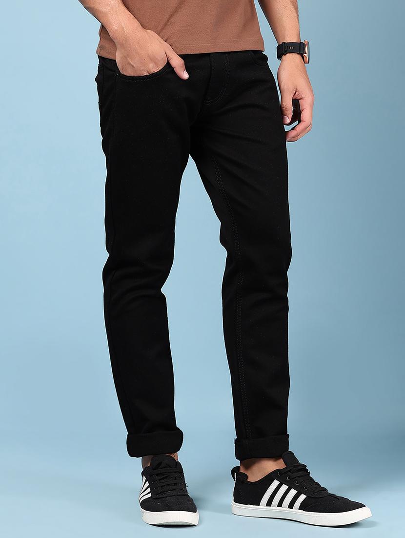 men solid mid rise slim fit jean - 21874002 - Standard Image - 1
