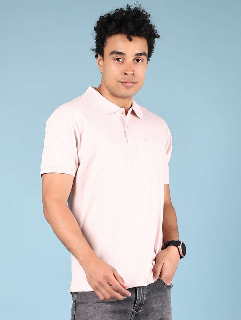 men solid short sleeve regular fit polo t-shirt - 21874003 -  Standard Image - 1