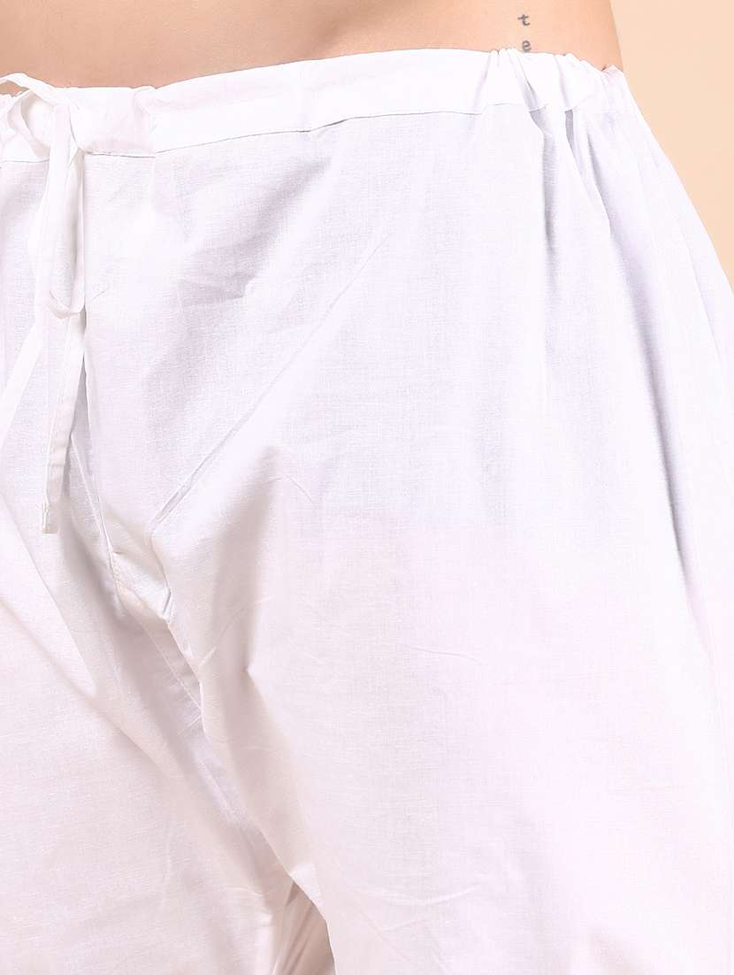 men solid long sleeve kurta and pyjama set - 21874063 -  Standard Image - 4