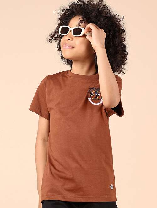 boys front & back print short sleeve t-shirt - 21874255 - Standard Image - 0