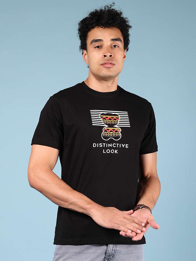men printed short sleeve regular fit t-shirt - 21874264 - Standard Image - 1