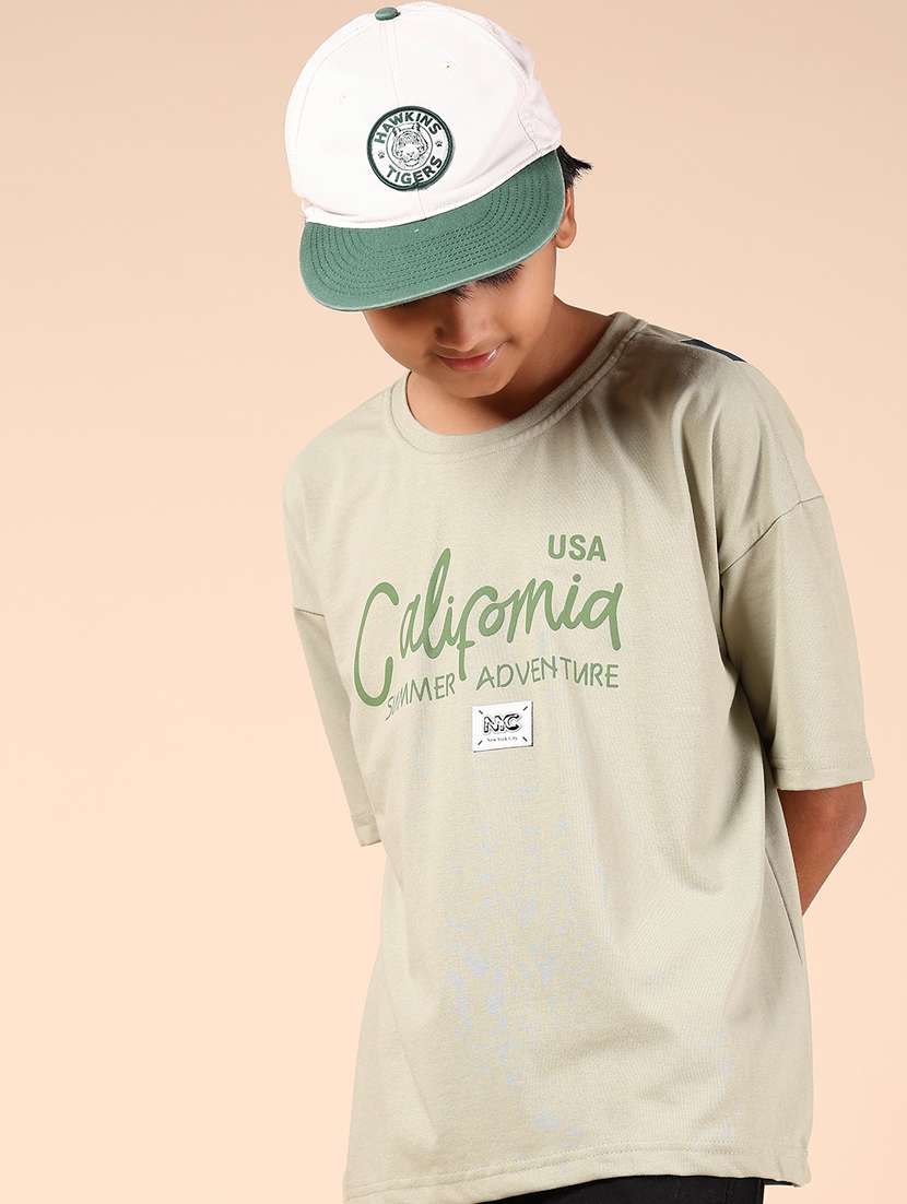 boys front & back print short sleeve t-shirt - 21874272 -  Standard Image - 1