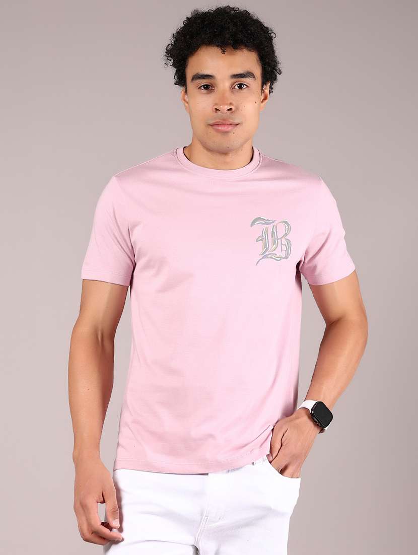 men printed short sleeve regular fit t-shirt - 21874330 -  Zoom Image - 0