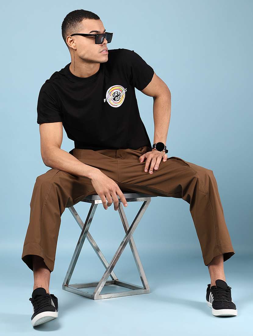 men printed short sleeve regular fit t-shirt - 21874335 -  Standard Image - 4