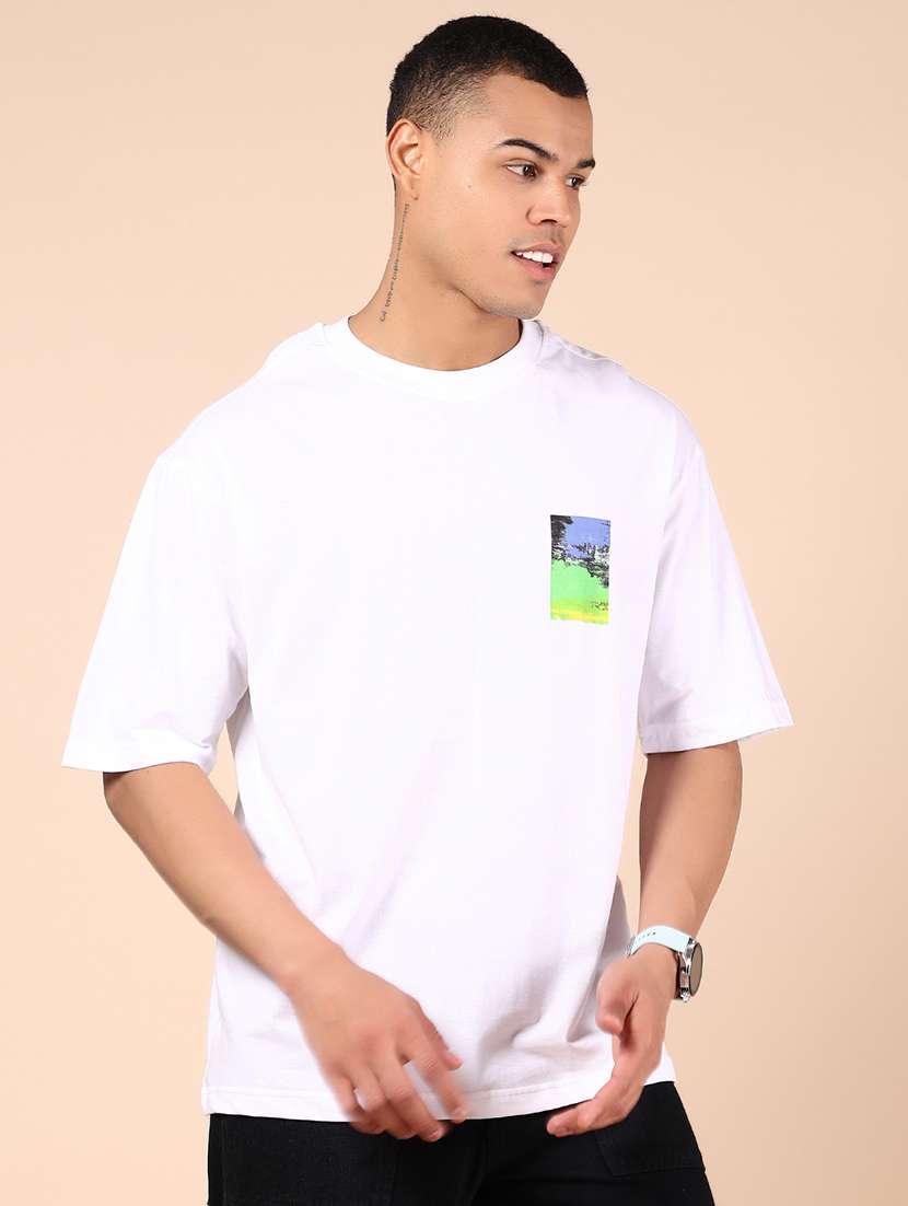 men printed short sleeve regular fit t-shirt - 21874347 -  Standard Image - 1