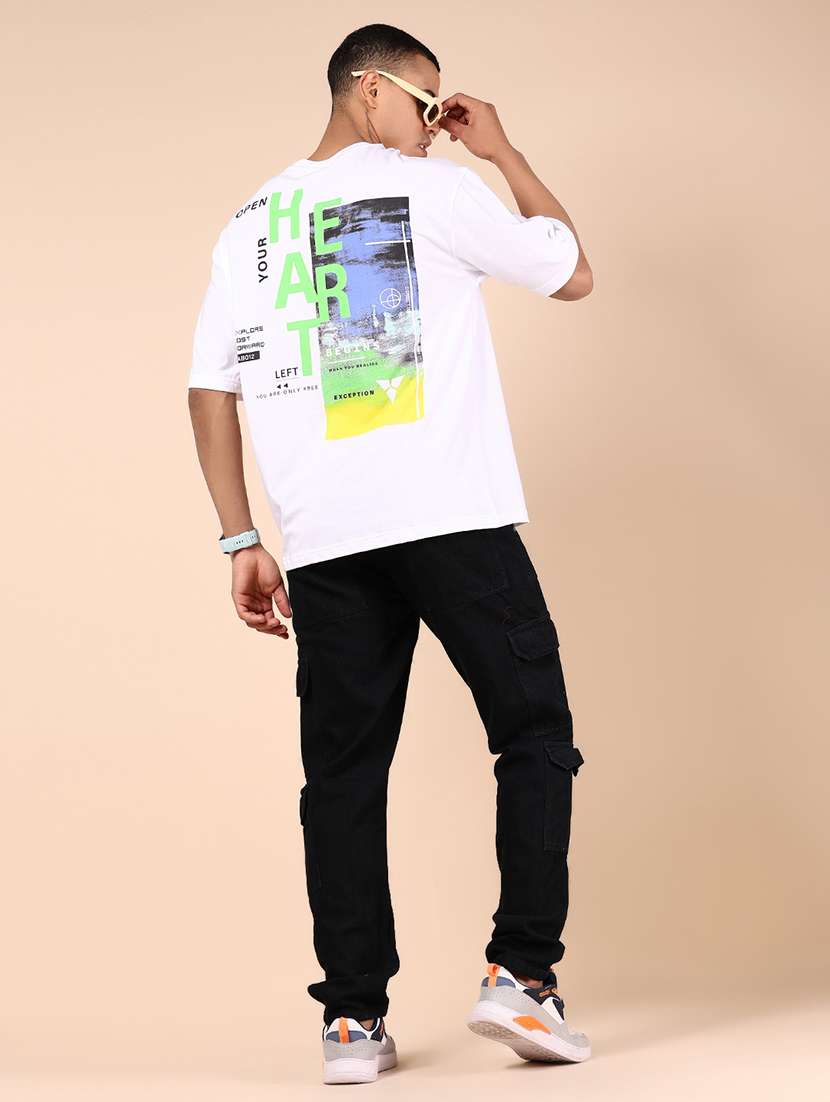 men printed short sleeve regular fit t-shirt - 21874347 -  Standard Image - 4
