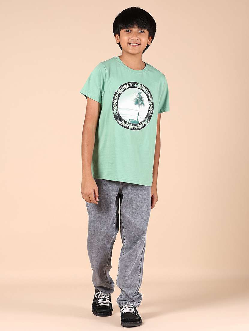olive cotton single jersey tshirt - 21874456 - Standard Image - 6