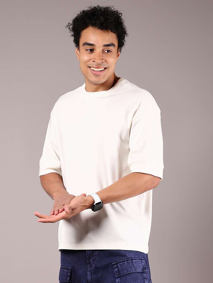 men solid short sleeve loose fit t-shirt - 21874465 -  Standard Image - 1