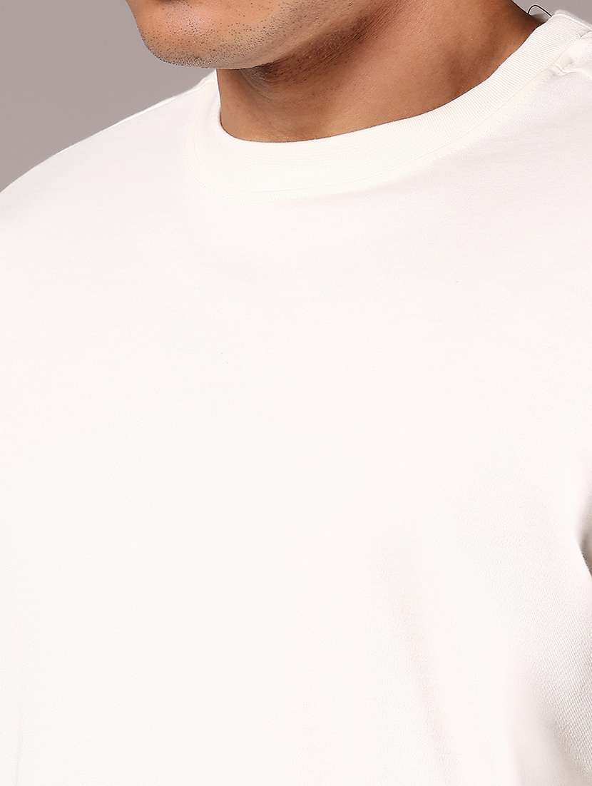 men solid short sleeve loose fit t-shirt - 21874465 - Standard Image - 4