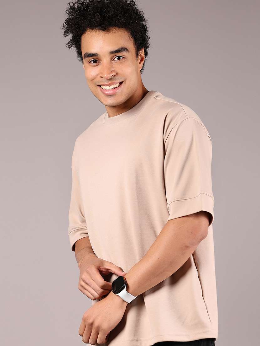 men solid short sleeve loose fit t-shirt - 21874467 -  Standard Image - 1