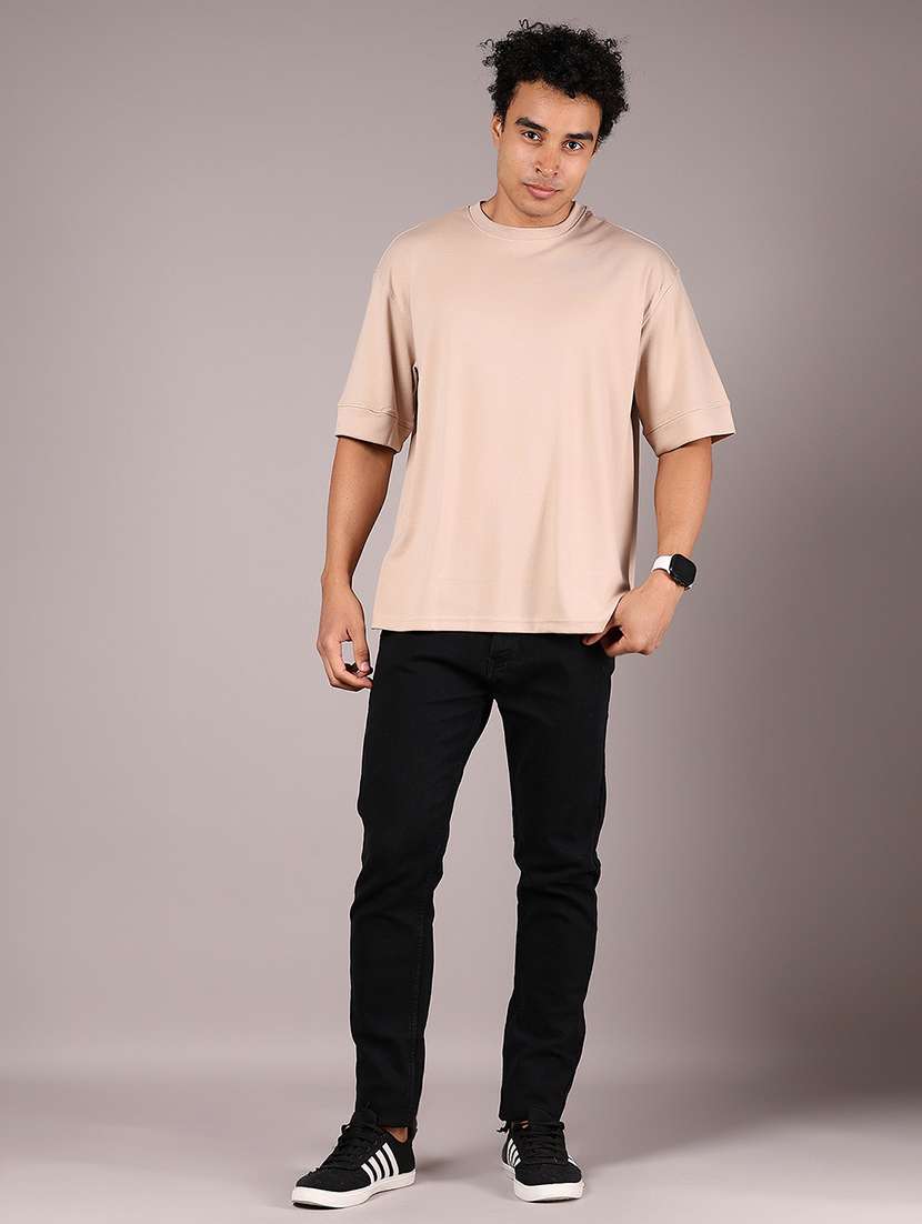 men solid short sleeve loose fit t-shirt - 21874467 -  Standard Image - 4