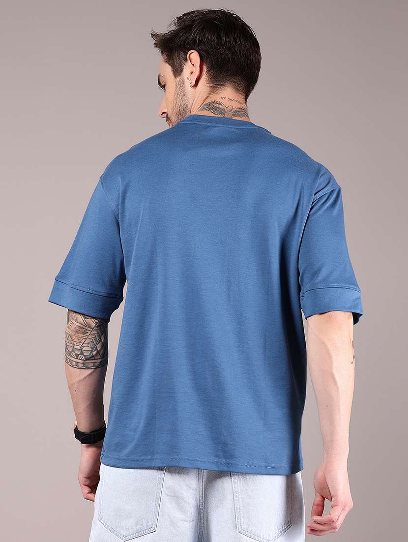 men solid short sleeve loose fit t-shirt - 21874468 -  Standard Image - 1