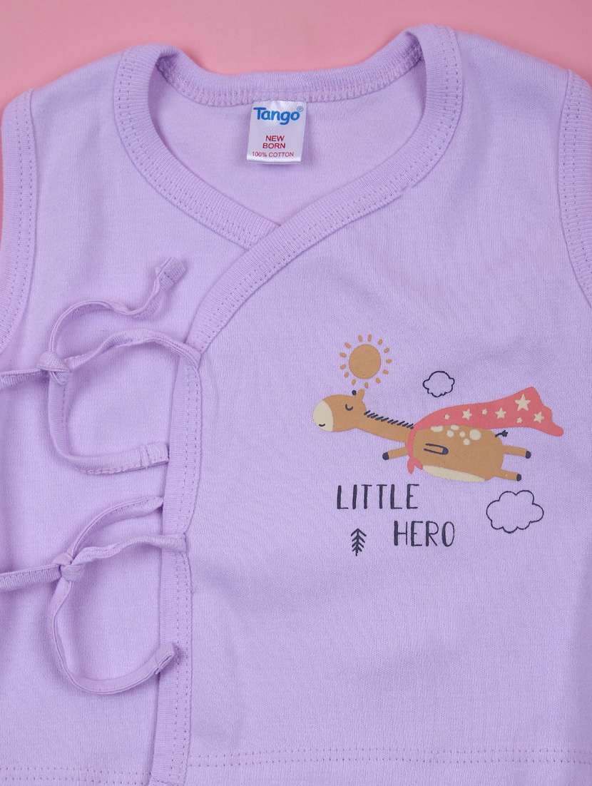 kids pack of 3 printed sleeveless t-shirt - 21874497 -  Standard Image - 4