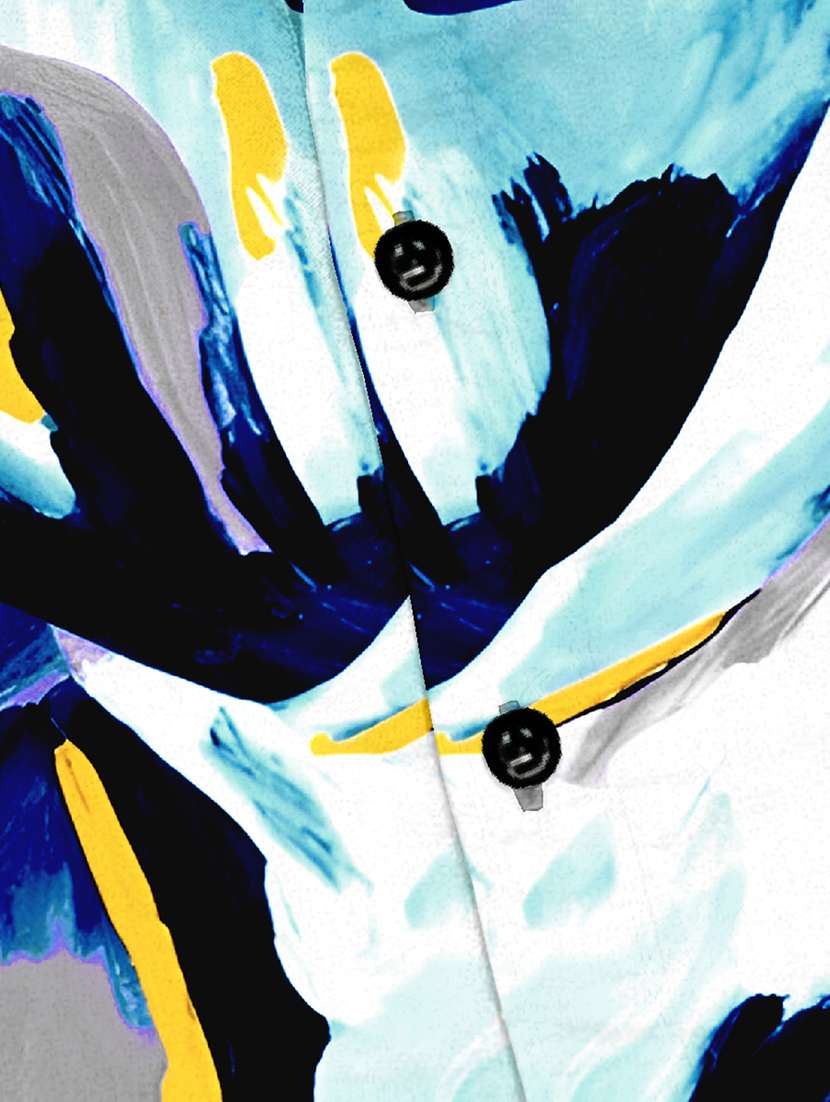 men printed long sleeves casual shirt - 21874548 -  Standard Image - 4