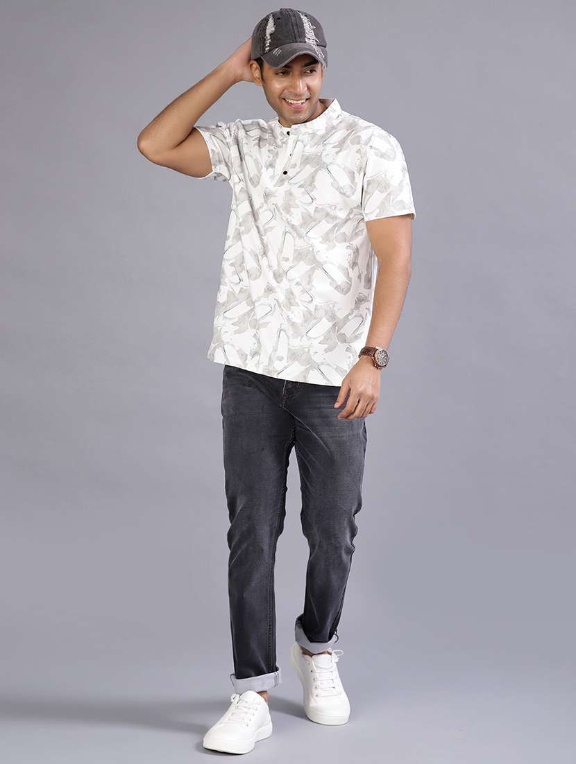men printed short sleeve regular fit t-shirt - 21874691 -  Standard Image - 4
