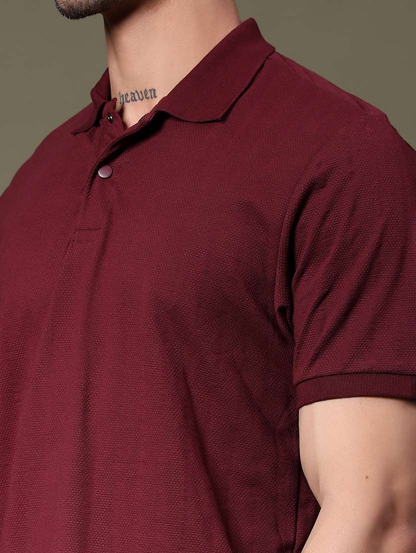 men solid short sleeve regular fit polo t-shirt - 21874697 -  Standard Image - 4