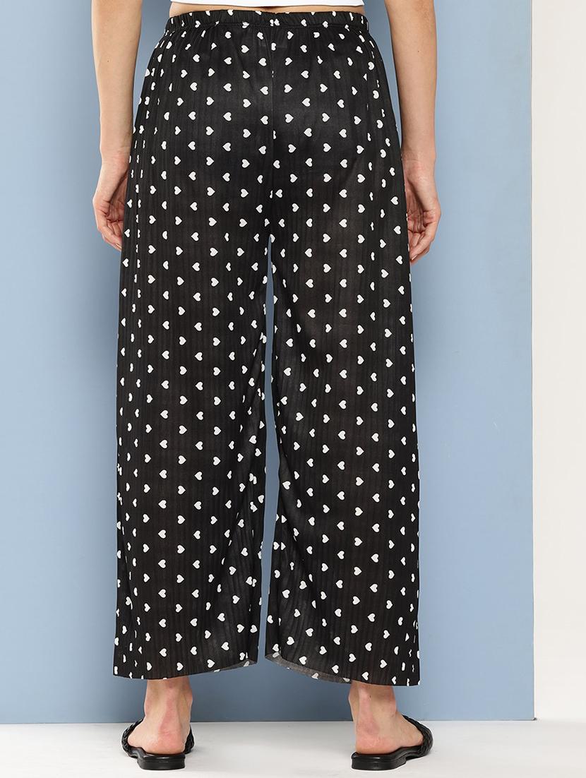 girls printed mid rise palazzo  - 21879341 -  Standard Image - 1