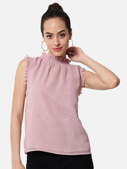 women self designed sleeveless regular top - 21880874 - Standard Image - 0