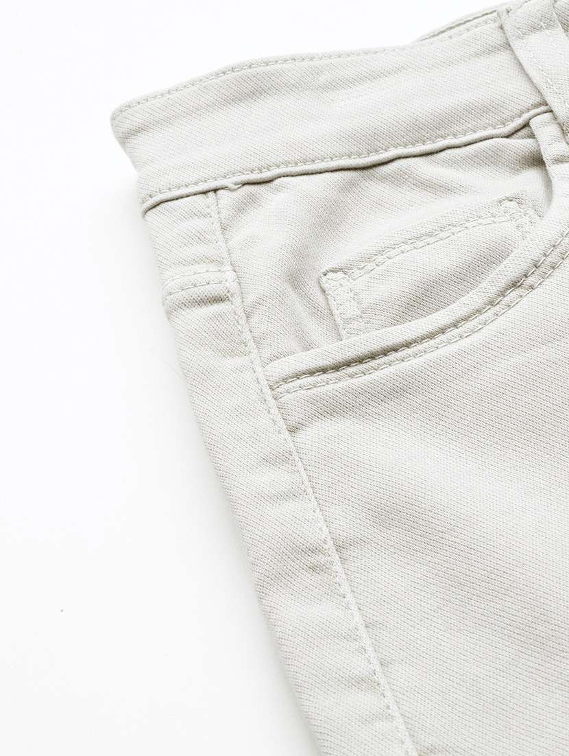 women solid mid rise denim cargo - 21880974 -  Standard Image - 4