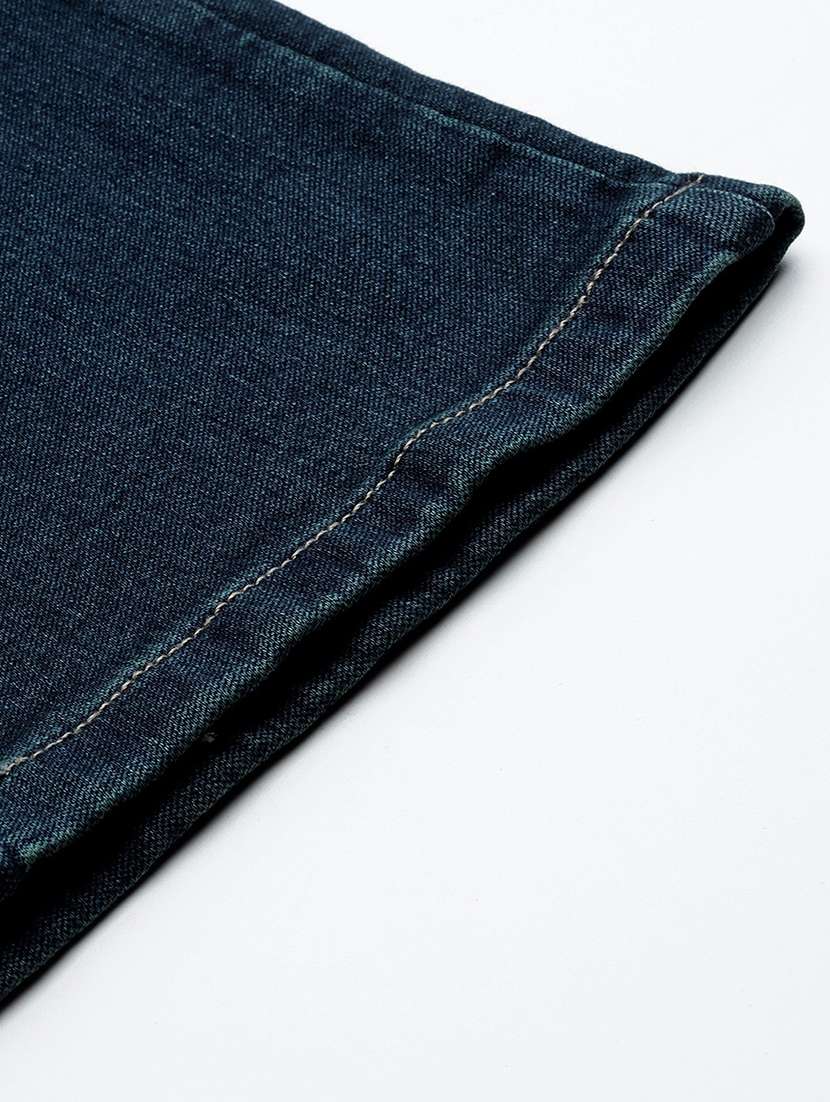 women solid high rise bootcut jean - 21881000 -  Standard Image - 6