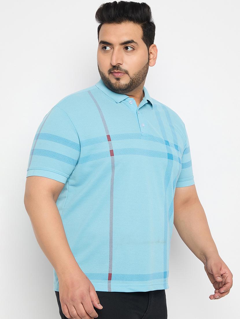 men checked short sleeve regular fit polo t-shirt - 21881049 -  Standard Image - 1